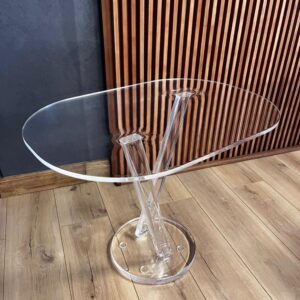 Clear Side Table