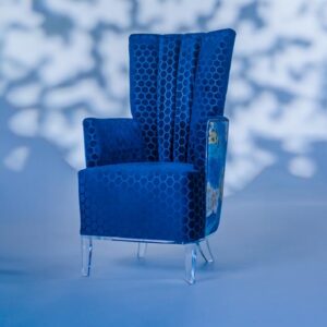 Blue Pattern Chair